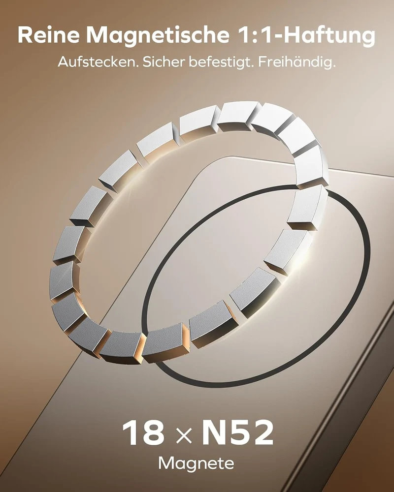 MOMAX Ultraflache Powerbank 10000mAh, 30W Schnellladung mit integriertem USB-C Kabel, 56% Ladung in