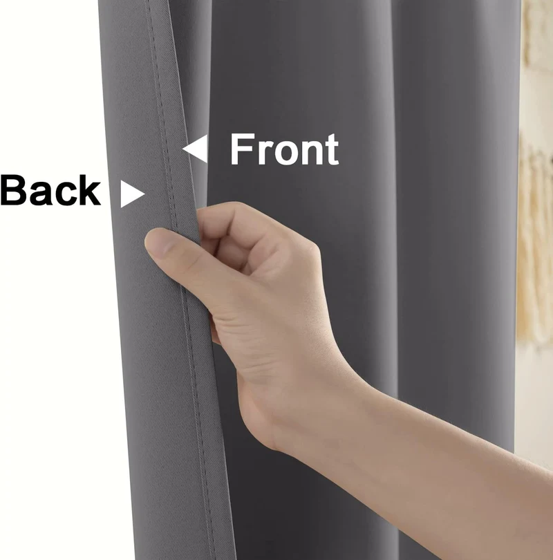 XTMYI Badezimmer-Vorhänge, Fenster, wasserdicht, 122 cm lang, Verdunkelung, Kurze Vorhänge für Fenst