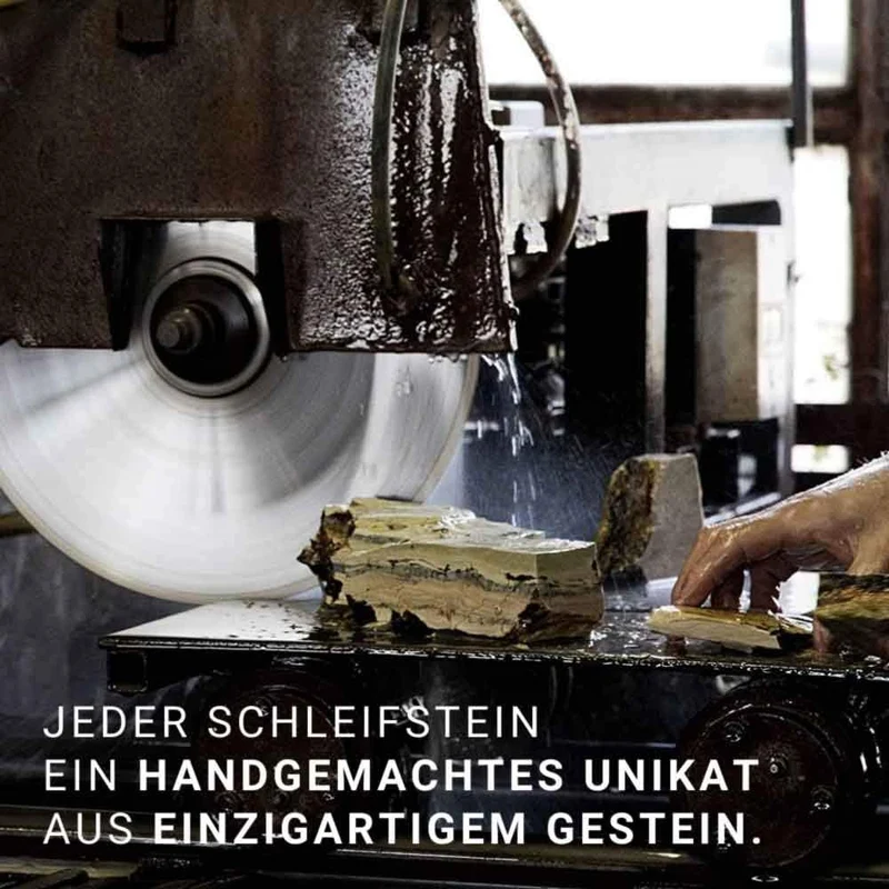 GELBER BELGISCHER BROCKEN original I Schleifstein für Messer & Werkzeug I Messer-Schärfer Grösse 150