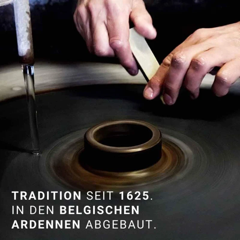 GELBER BELGISCHER BROCKEN original I Schleifstein für Messer & Werkzeug I Messer-Schärfer Grösse 150