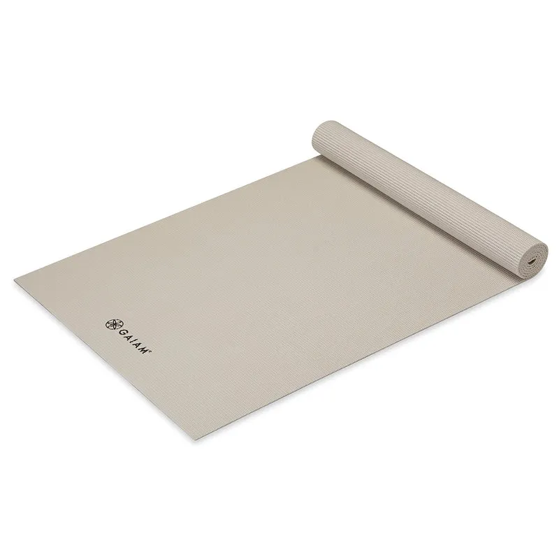 Gaiam Yogamatte, 5 mm dick, rutschfest, für alle Arten von Yoga, Pilates und Bodentraining (172,7 x
