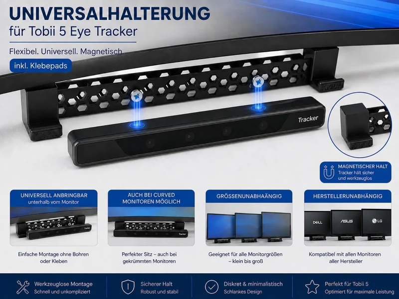 tobii Eye Tracker 5 Universalhalterung für viele Monitore