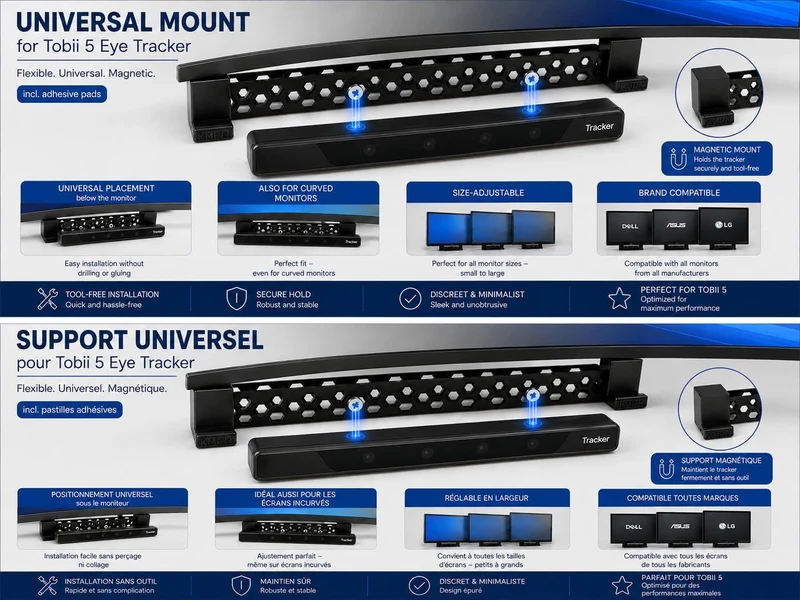 tobii Eye Tracker 5 Universalhalterung für viele Monitore