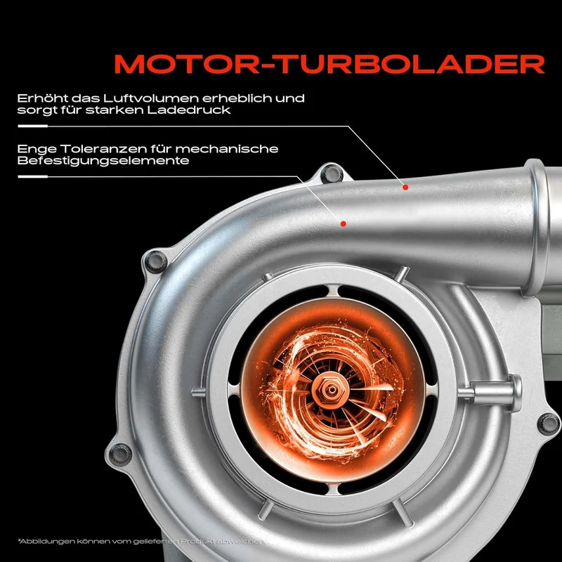 Frankberg Turbolader Abgasturbolader Diesel Kompatibel mit A4 8EC TDI 2.7L 2005-2008 A4 Avant 8ED TD