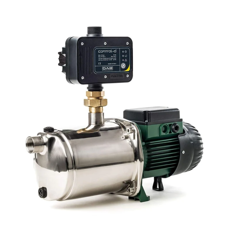 DAB EuroInox 40/80 M + Control-D Hauswasserautomat- 7.200 L/Std. - 1480W - Förderhöhe 59 m - Rostfre