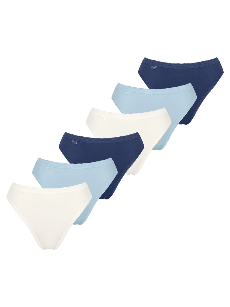 Sloggi Damen Tai-Slip 6-Pack Basic+ Tai 40 Multiple Colours 20, 40 Multiple Colours 20