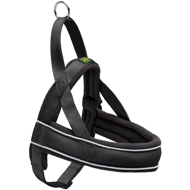 HUNTER RACING Norwegergeschirr, L, 68-90 cm, schwarz 68-90 cm schwarz, 68-90 cm schwarz