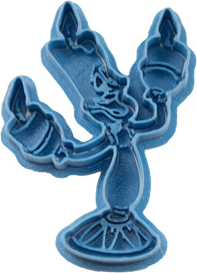 Cuticuter Bella Y Bestia Pack Ausstechform, Blau, 16 x 14 x 1.5 cm, 7 Stück