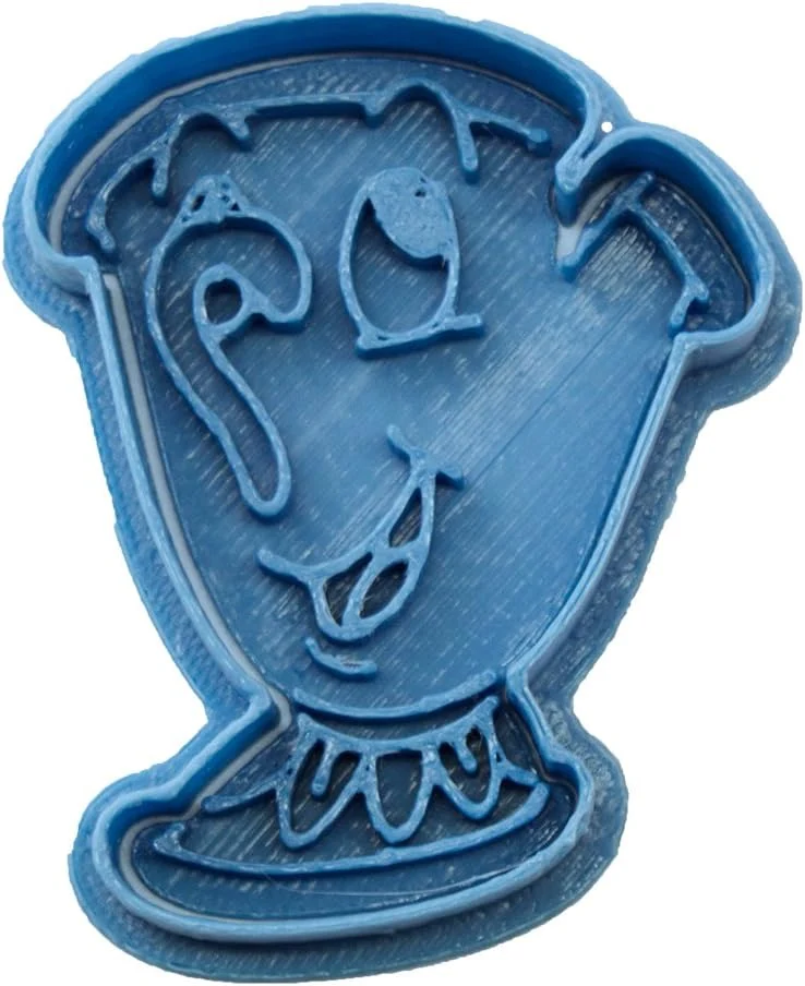 Cuticuter Bella Y Bestia Pack Ausstechform, Blau, 16 x 14 x 1.5 cm, 7 Stück