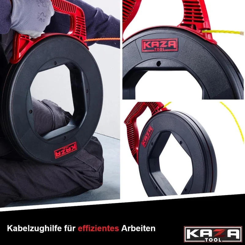 Kabeleinziehhilfe - Retractable Spiral - Cable Retraction Aid Shatterproof for Pulling - Pull Wire,
