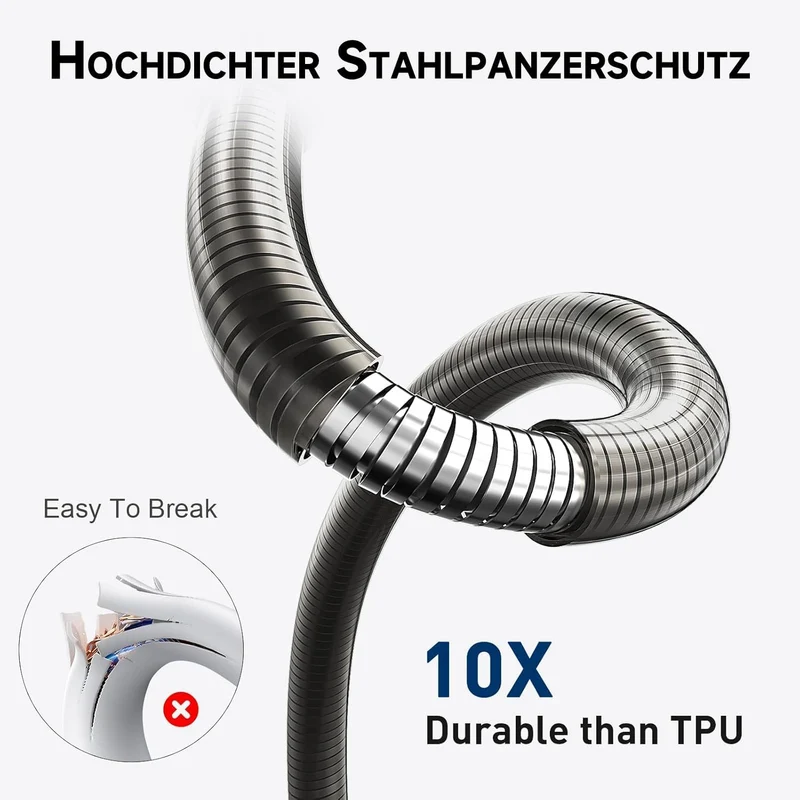 8K HDMI Glasfaserkabel 0.8M, HDMI 2.1 Kabel 48Gbps Ultra High Speed,In Wall CL3 Rated,AOC 8K@60Hz,4K