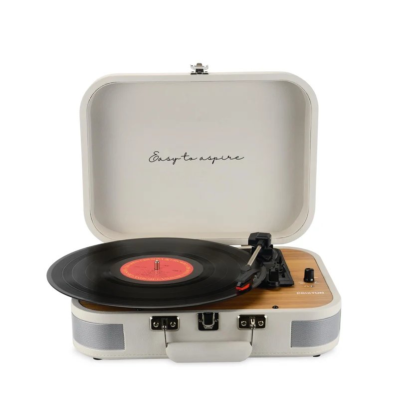 PRIXTON VC600 Vintage-Plattenspieler aus Vinyl, Vinyl-Player und Musik-Player über Bluetooth und USB