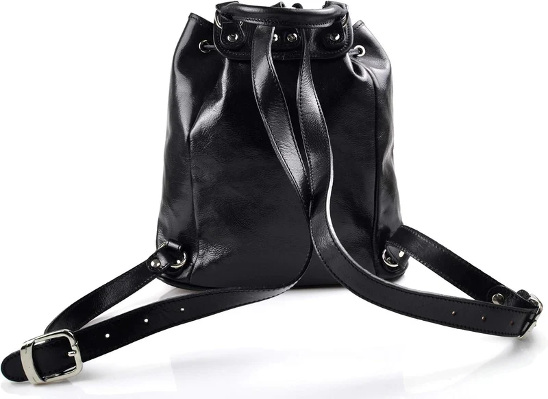 Rucksack leder schwarz rucksack damen herren reisetasche kalbsleder rucksack leder rucsack schulruck