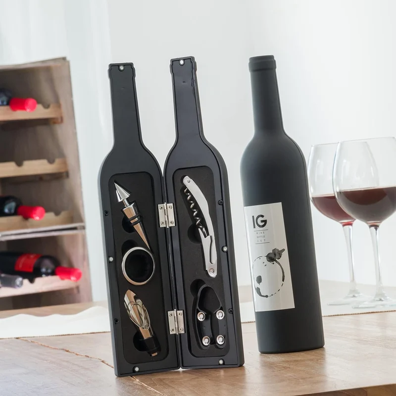 InnovaGoods, Edelstahl, Schwarz, One Size