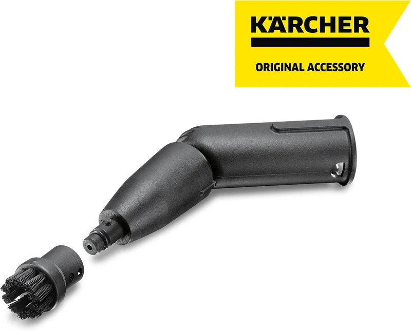 Kärcher 2.863-159.0 Dampf Turbobuerste & Powerdüsen-Set, Schwarz/Gelb