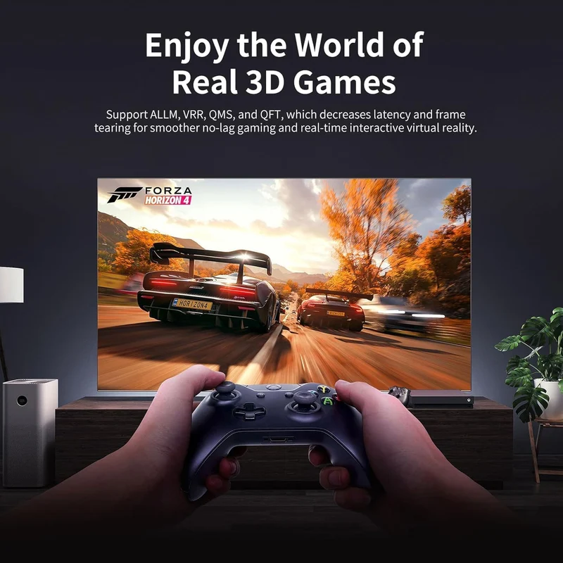 8K HDMI Glasfaserkabel 5M 48Gbps Super hohe Geschwindigkeit AOC Lichtleit 2.1 Kabel HDR eARC Dolby H