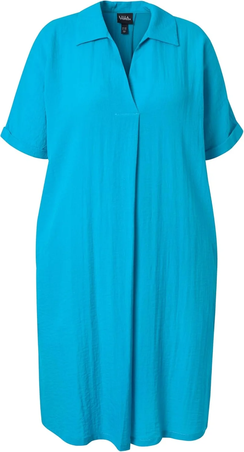 Ulla Popken Damen Slips, 5er-Pack Taillenslip Aqua Türkis 46-48, Aqua Türkis 46-48