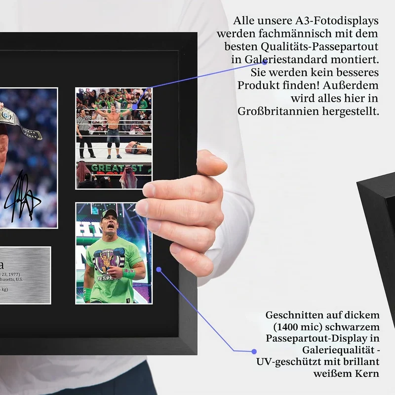 HWC Trading FR A3 John Cena Wrestling Geschenke Gedruckt, Signiert Autogramm Bild Für WWE & WWF Erin