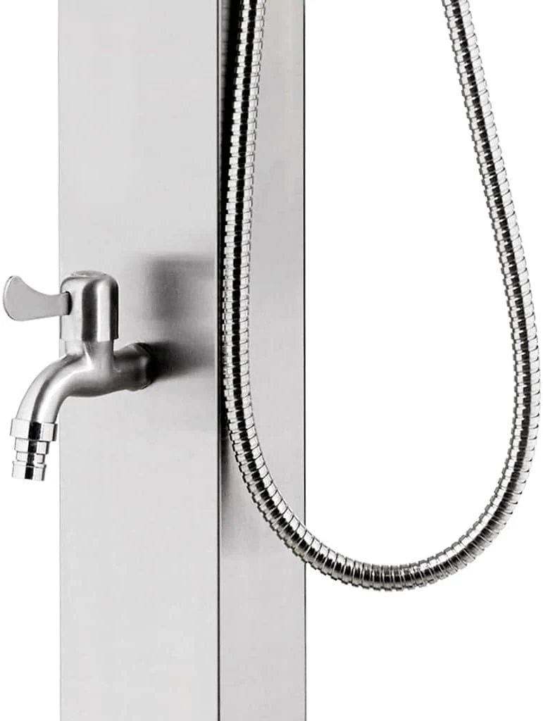 vidaXL Gartendusche ABS-Knopf Pooldusche Campingdusche Aussendusche Camping Pool Aussen Dusche Regen