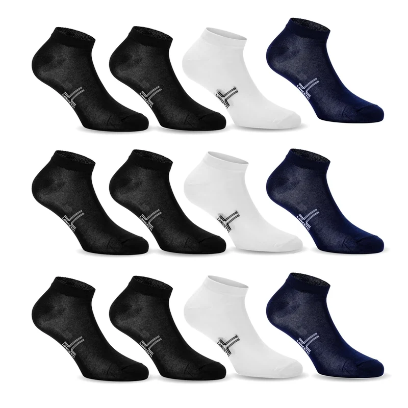 LANCETTI 6 Paar Socken Geist frisch Schottland 35-38 Marineblau, Weiss, 35-38 Marineblau, Weiss