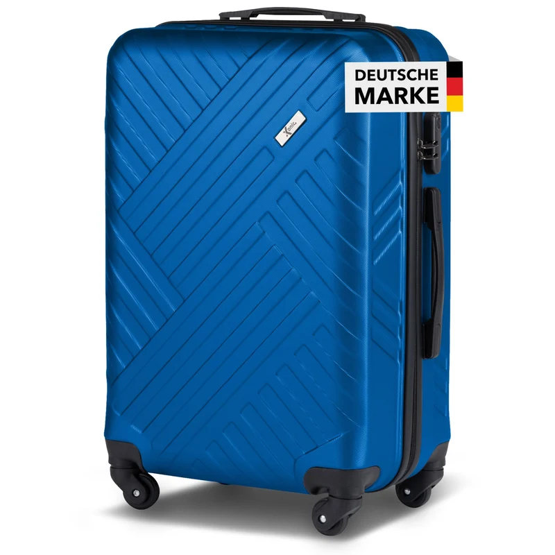 Xonic Design Reisekoffer mit Rollen– ABS Hartschalenkoffer mit 360° Leichtlauf-Rollen – hochwertige