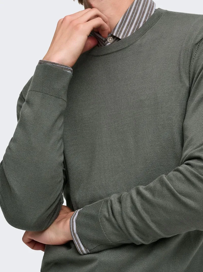 Only & Sons Male Strickpullover ONSWYLER Pullover XS Beluga, XS Beluga