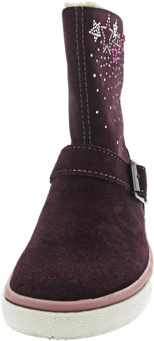 Lurchi Jungen Mädchen Solea-tex Halblange Stiefel, Charcoal, 29 EU 29 EU Burgundy, 29 EU Burgundy