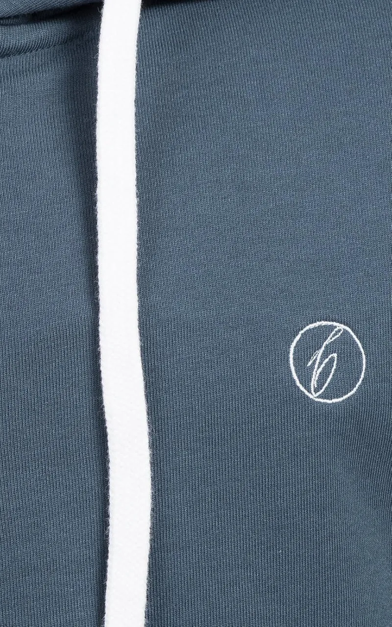 Herren Hoody | Faire Löhne | Purified Cotton Blend | div. Farben L Blau, L Blau