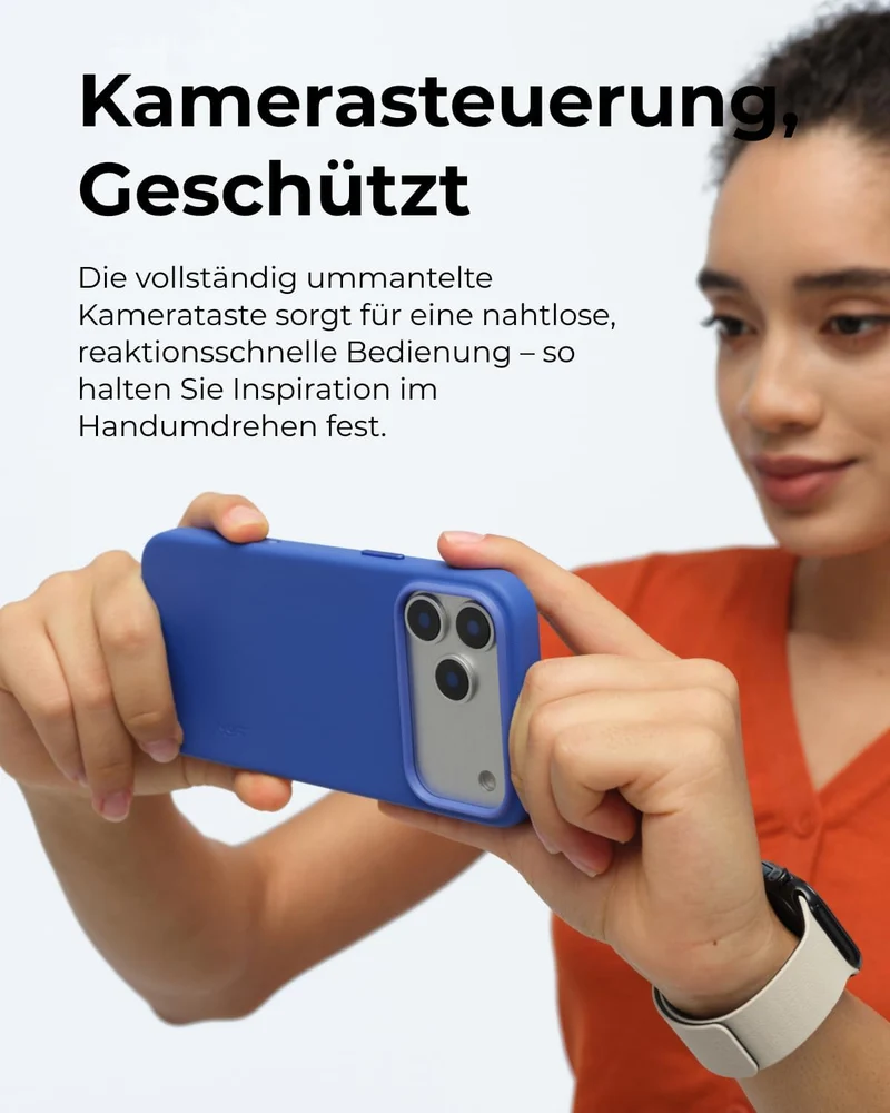 MOFT für iPhone 17 Pro Hülle, MOVAS Vegane Ledertasche Magnetische Hülle, Weicher Anschlag, Farberha