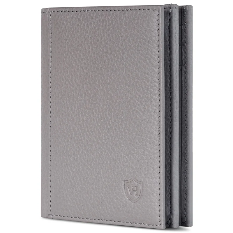 VON HEESEN® Leder Geldbörse mit Münzfach & RFID Schutz Herren & Damen - Echtleder Geldbeutel für Män
