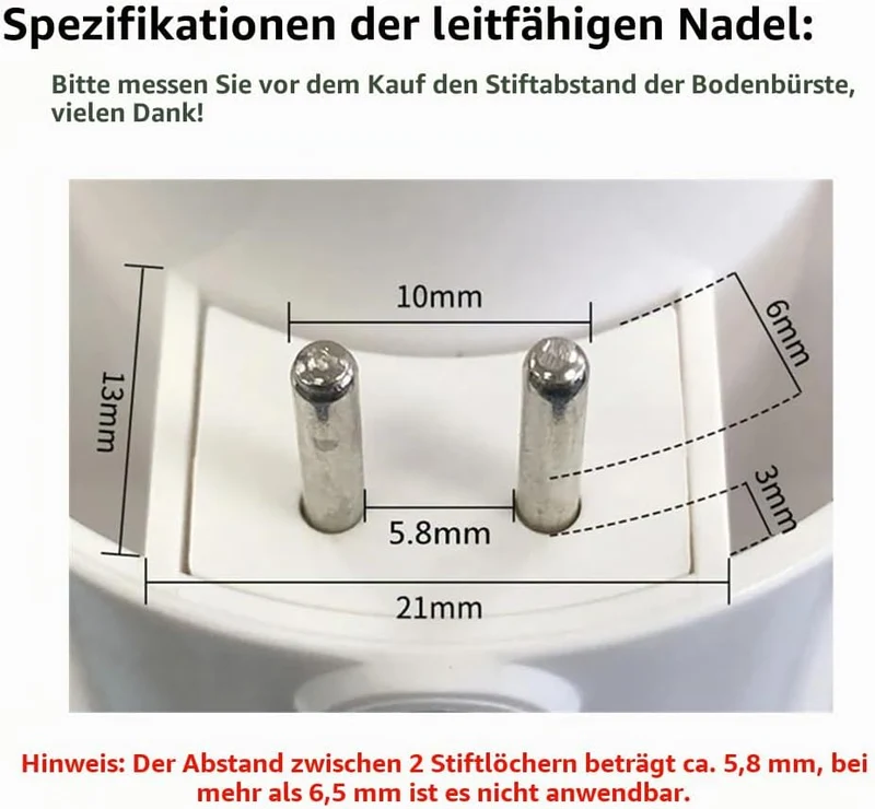 YanBan Elektrische Rollbürste, kompatibel mit Xiaomi Dreame V8 V9 V9B V10 V11 G9 G10 K10 1C Staubsau