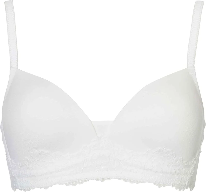 Nina von C. Romance Bügelloser Soft-BH Damen 90B Weiss, 90B Weiss