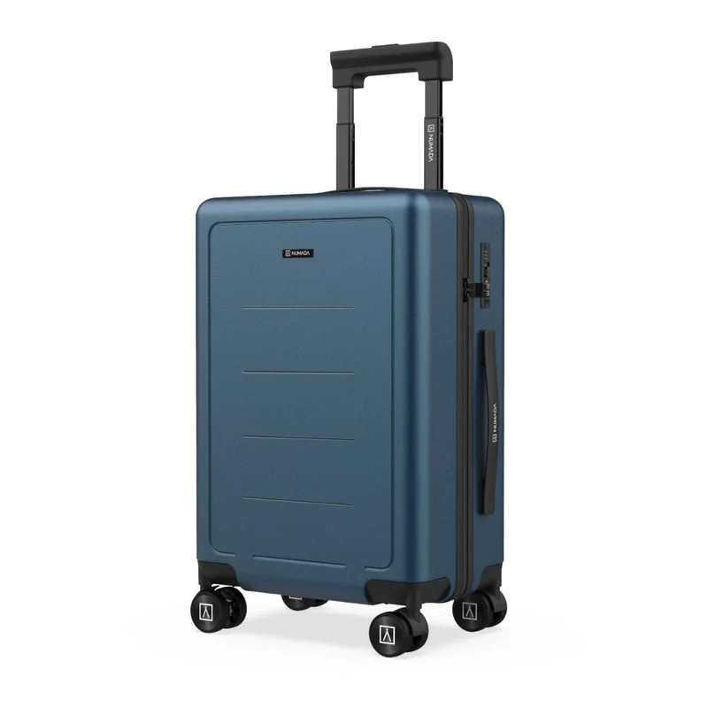 NUMADA – Handgepäck Koffer Trolley ABS PackPro T20 (56x37x22cm) mit TSA-Schloss und 4 Doppelrollen.