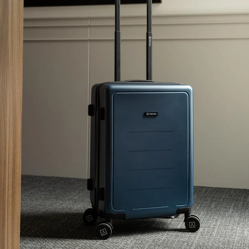 NUMADA – Handgepäck Koffer Trolley ABS PackPro T20 (56x37x22cm) mit TSA-Schloss und 4 Doppelrollen.