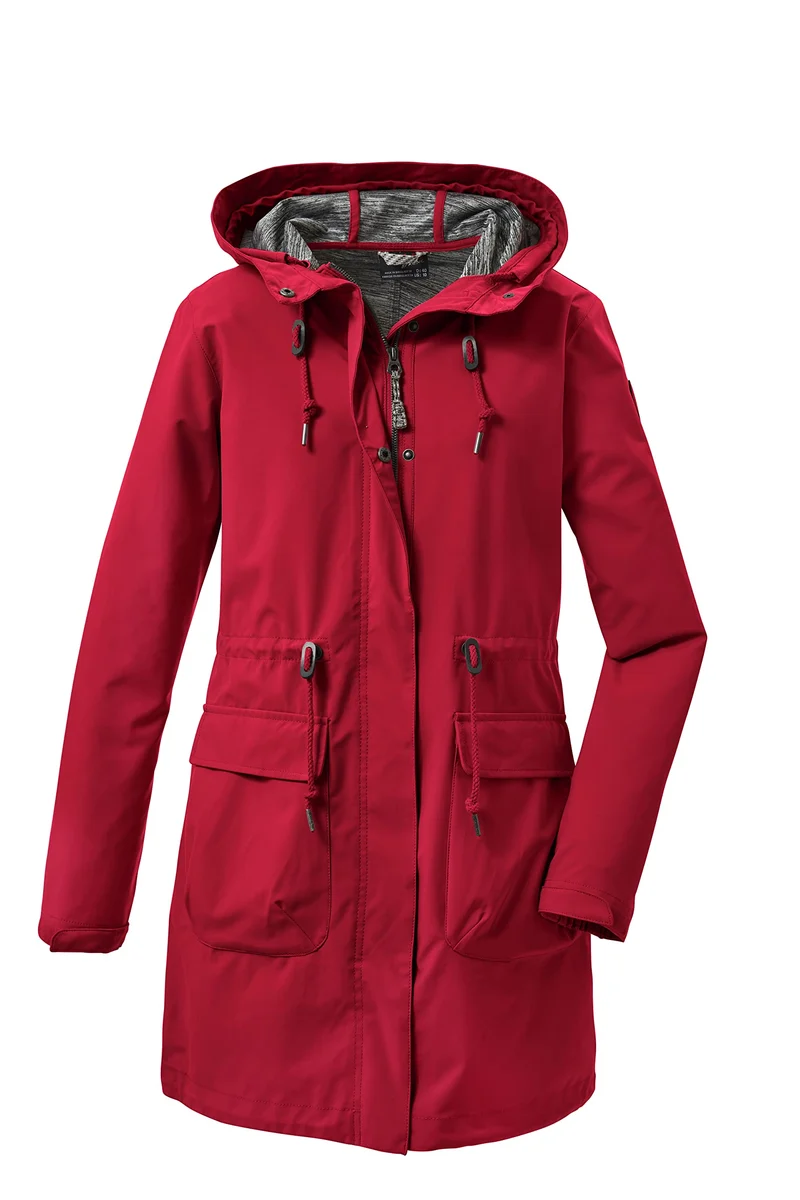 G.I.G.A. DX Damen Gs 99 Wmn Sftshll Prk Casual Softshell Parka mit Kapuze 36 modern red, 36 modern r
