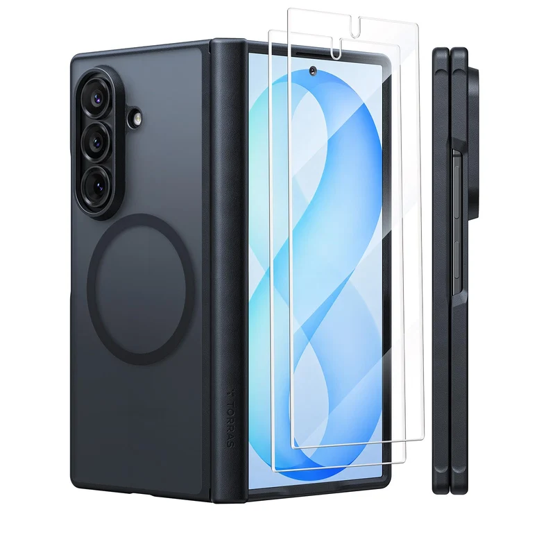 TORRAS Guardian-Mag für Samsung Galaxy Z Fold 8 Ultra Hülle, Schwarz Samsung Galaxy Z Fold 8 Ultra S