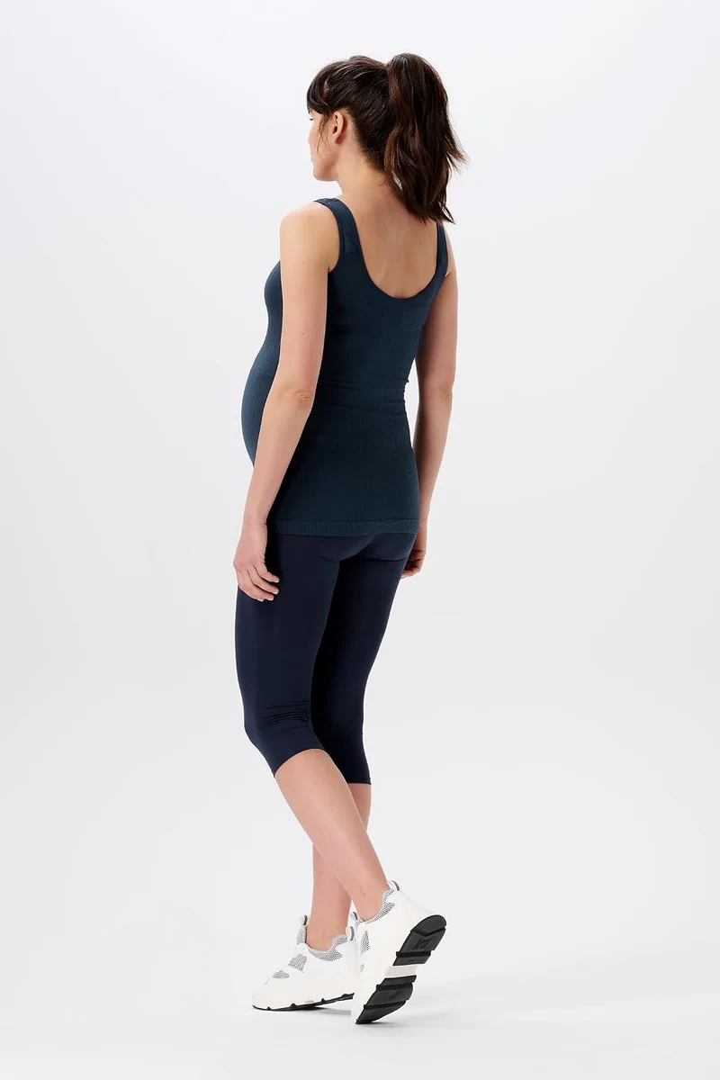 Noppies Damen Sama Seamless Rib Tanktop Trägershirt/Cami Shirt M-L Night - N146, M-L Night - N146