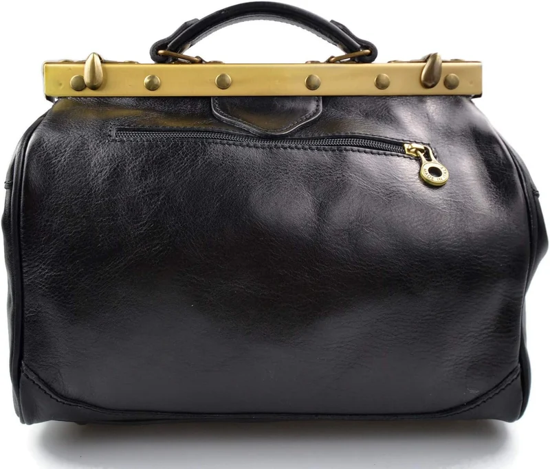 Damen leder doktor bag doctorbag handtasche shultertasche gürteltasche hüfttasche umhängetasche trag
