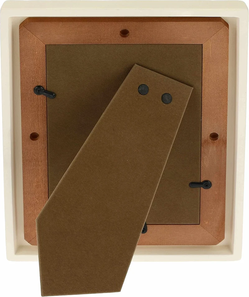 THUN - Fotorahmen - Zubehör für Zuhause - Geschenkidee - Linie Elegance - Keramik, Rahmen aus Kiefer