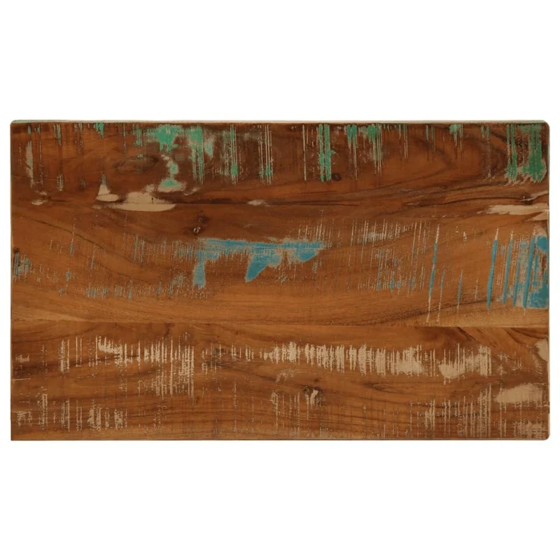 vidaXL Tischplatte 50x20x3,8 cm Rechteckig Altholz Massiv Altholz (Mehrfarbig) 50 x 20 cm/38 mm, Alt