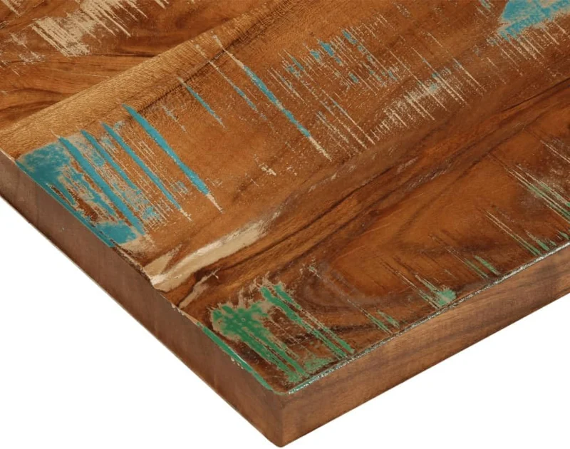 vidaXL Tischplatte 50x20x3,8 cm Rechteckig Altholz Massiv Altholz (Mehrfarbig) 50 x 20 cm/38 mm, Alt