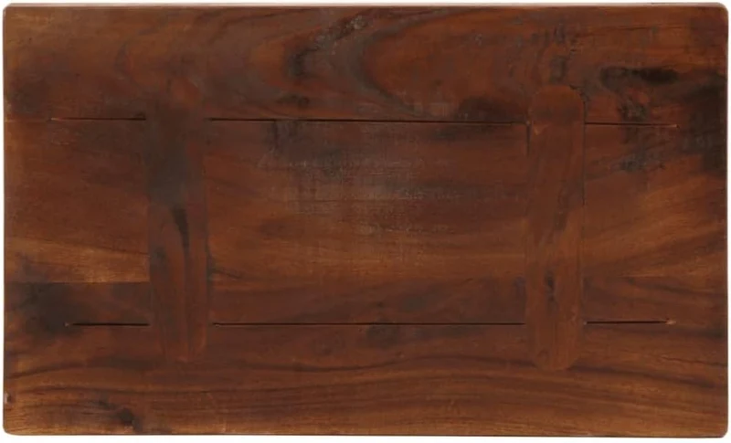 vidaXL Tischplatte 50x20x3,8 cm Rechteckig Altholz Massiv Altholz (Mehrfarbig) 50 x 20 cm/38 mm, Alt
