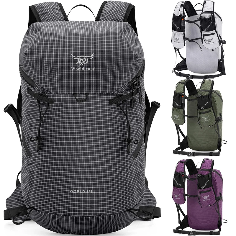 Kimwadalh Wanderrucksack für Damen Herren 15L Trekking Rucksack Outdoor Daypack Kleine Sport Rucksäc