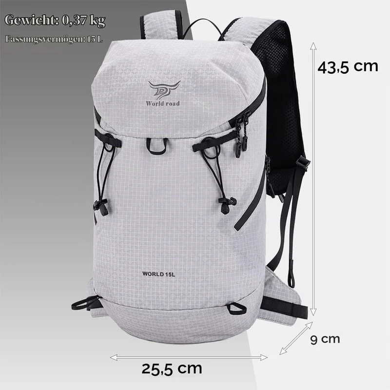 Kimwadalh Wanderrucksack für Damen Herren 15L Trekking Rucksack Outdoor Daypack Kleine Sport Rucksäc