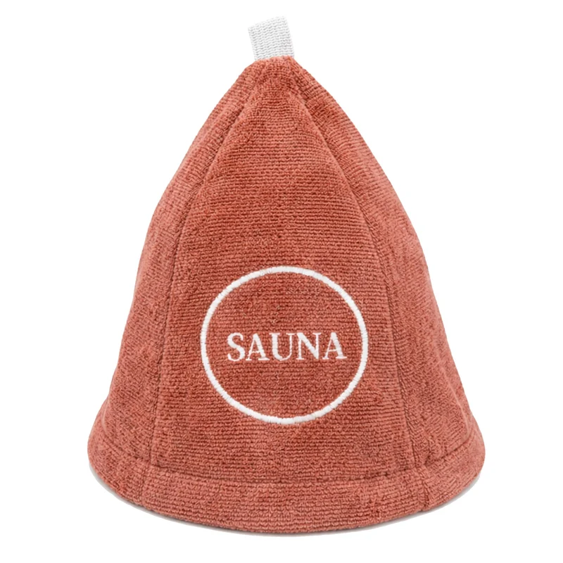 Saunahut Damen – Perfekte Saunamütze aus 100% Baumwolle – Sauna Hut Sauna Mütze Damen Kopfbedeckung