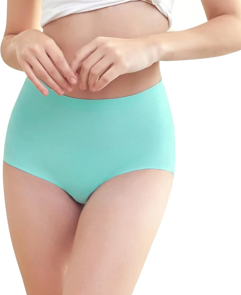 FallSweet No Show Slip mit hoher Taille Unterwäsche für Damen Seamless Panties, 5er Pack S Multi, S