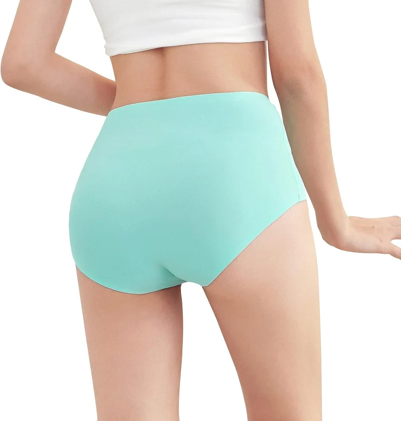 FallSweet No Show Slip mit hoher Taille Unterwäsche für Damen Seamless Panties, 5er Pack S Multi, S