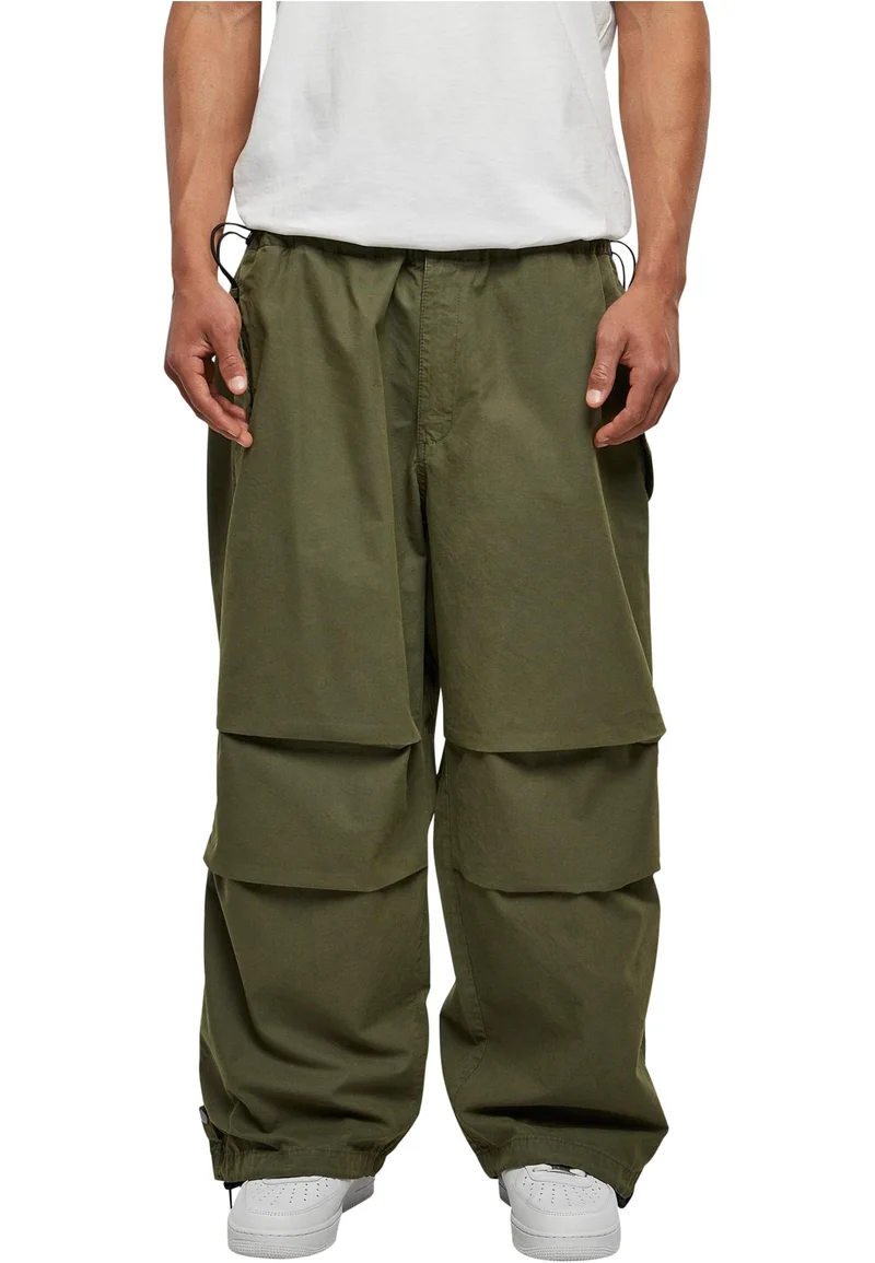 Urban Classics Herren Wide Cargo Pants 4XL Oliv, 4XL Oliv