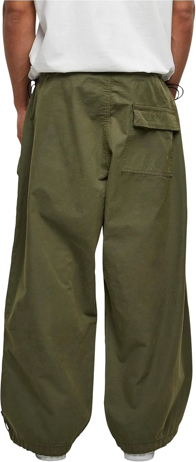 Urban Classics Herren Wide Cargo Pants 4XL Oliv, 4XL Oliv
