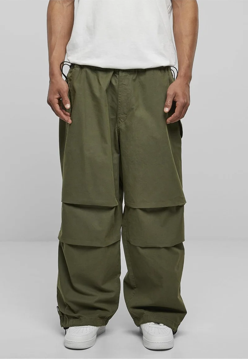 Urban Classics Herren Wide Cargo Pants 4XL Oliv, 4XL Oliv